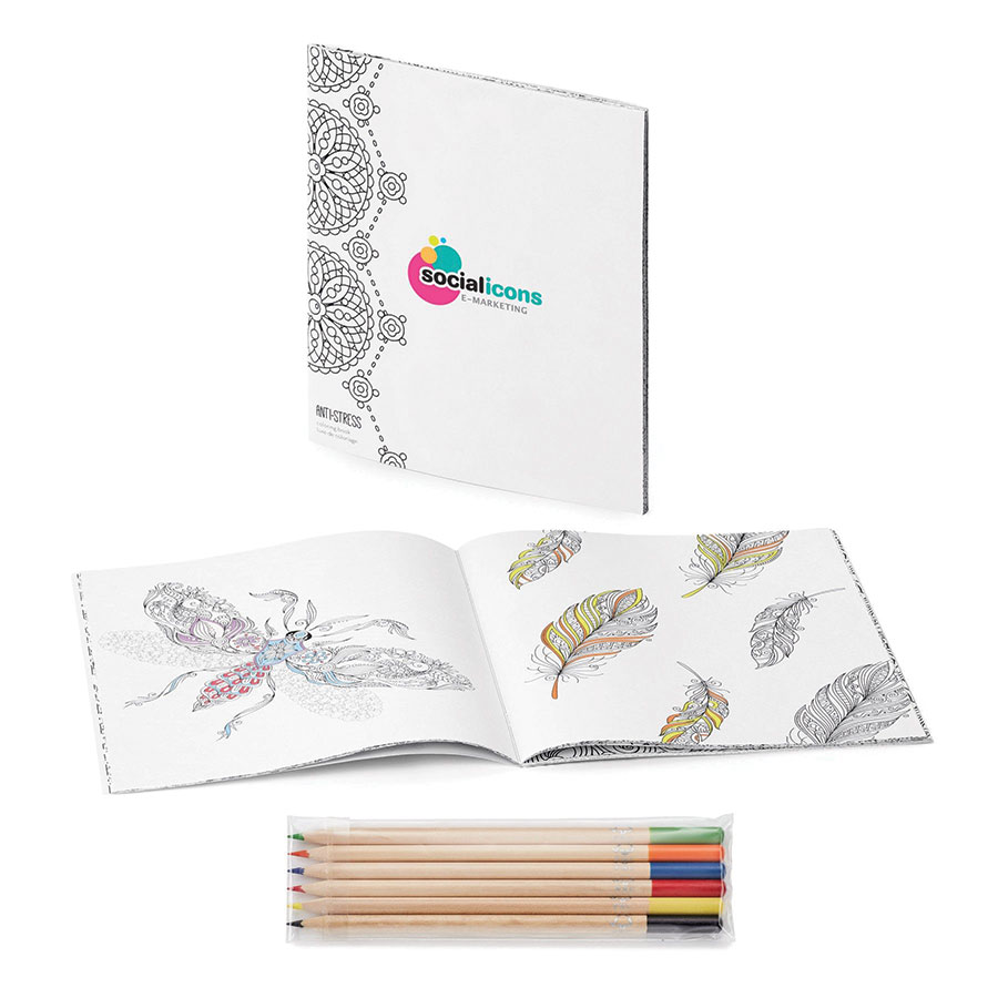 FSC Coloring Book with Color Pencils